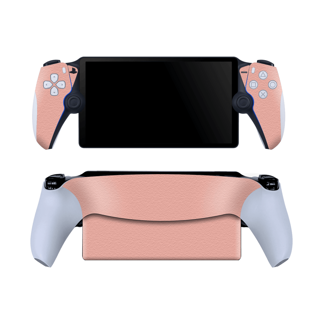 PlayStation PORTAL Luxuria Soft Pink 3D Textured Skin Wrap Sticker Decal Cover Protector by QSKINZ | qskinz.com