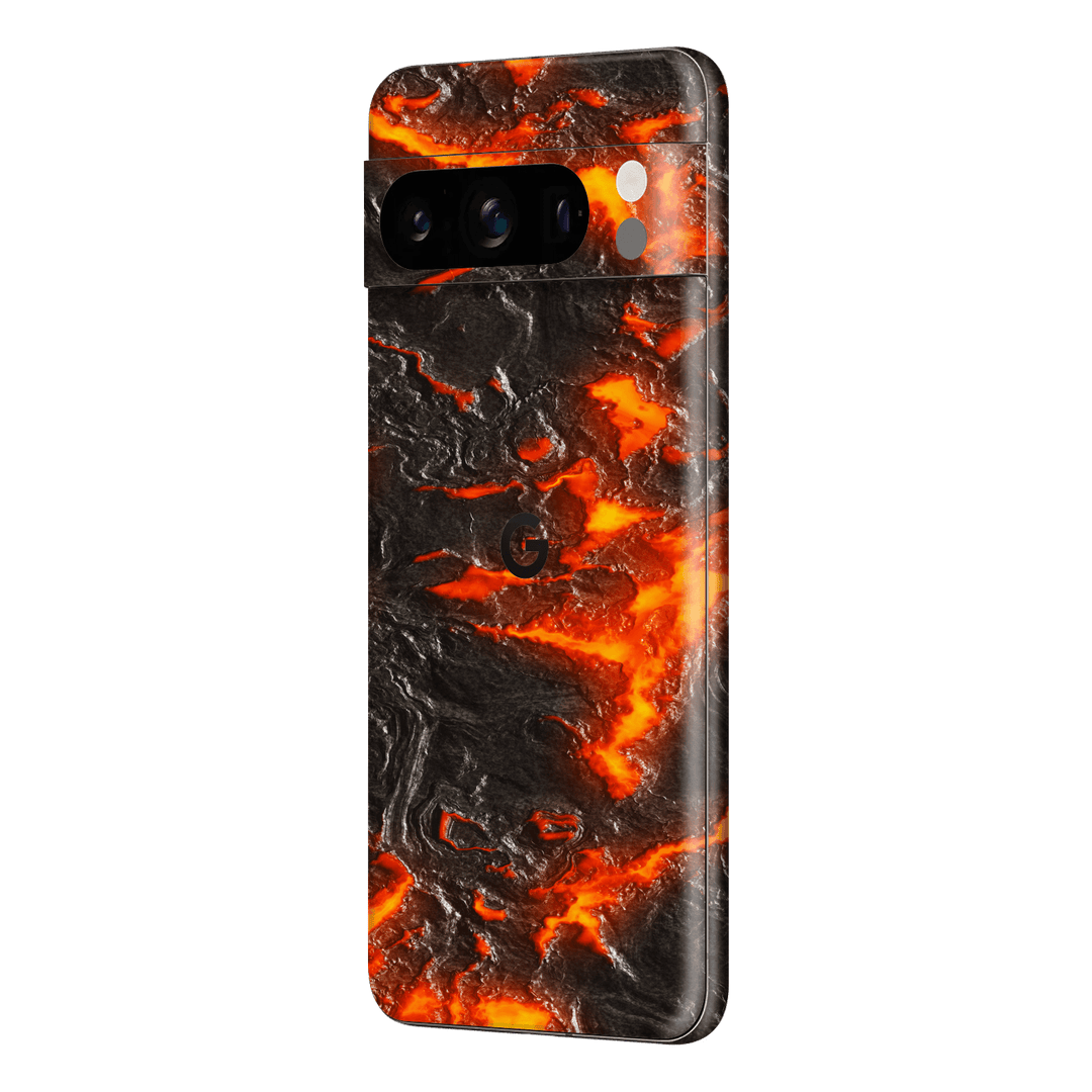 Google Pixel 8 PRO (2023) Print Printed Custom SIGNATURE Magma Lava Skin Wrap Sticker Decal Cover Protector by EasySkinz | EasySkinz.com