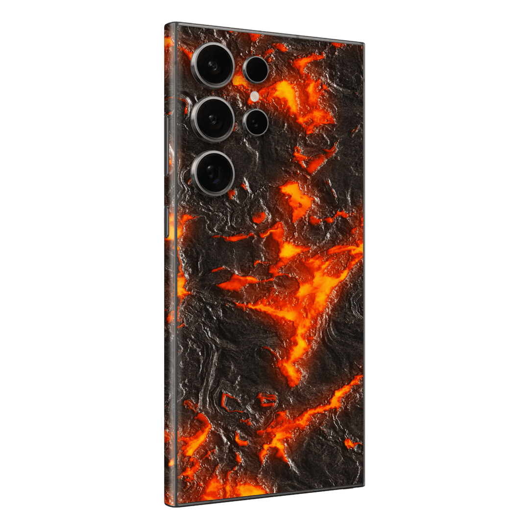 Samsung Galaxy S24 ULTRA Print Printed Custom SIGNATURE Magma Lava Skin Wrap Sticker Decal Cover Protector by EasySkinz | EasySkinz.com