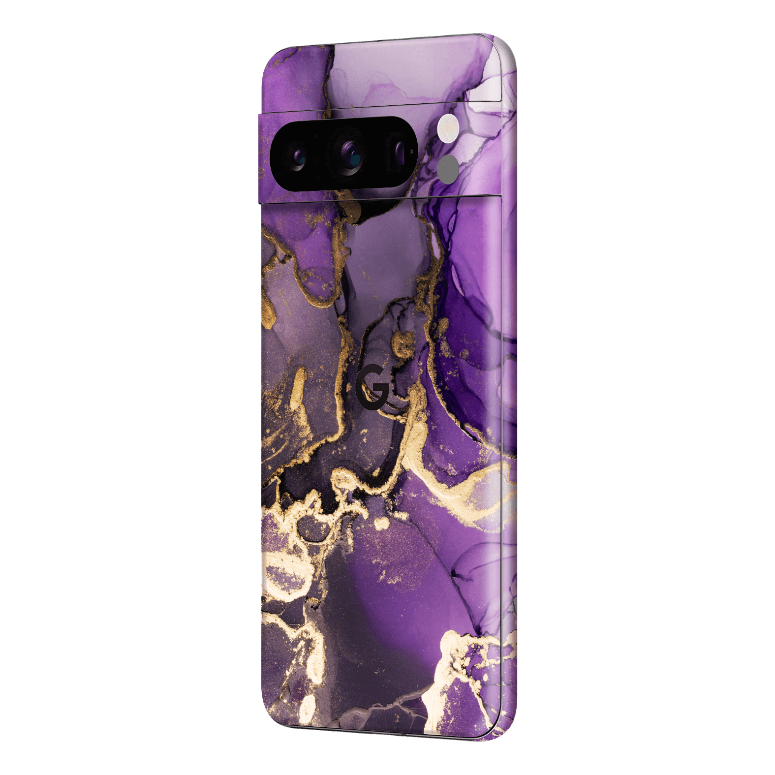 Google Pixel Gold Rim Google Pixel 8 PRO AGATE GEODE Purple-Gold Skin, Wrap – Qskinz™