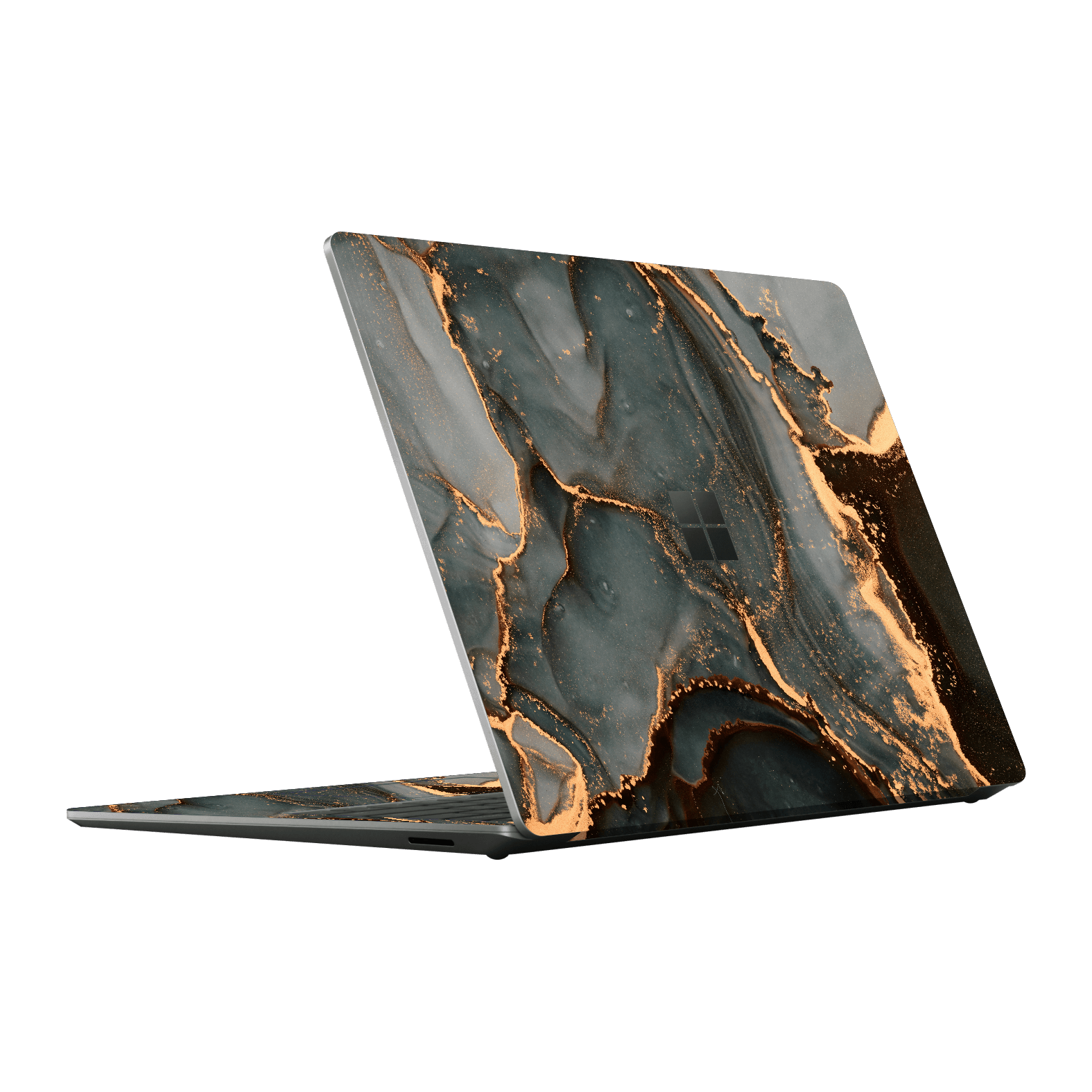 Microsoft Surface Laptop 5, 15" Print Printed Custom SIGNATURE AGATE GEODE Deep Forest Skin, Wrap, Decal, Protector, Cover by EasySkinz | EasySkinz.com