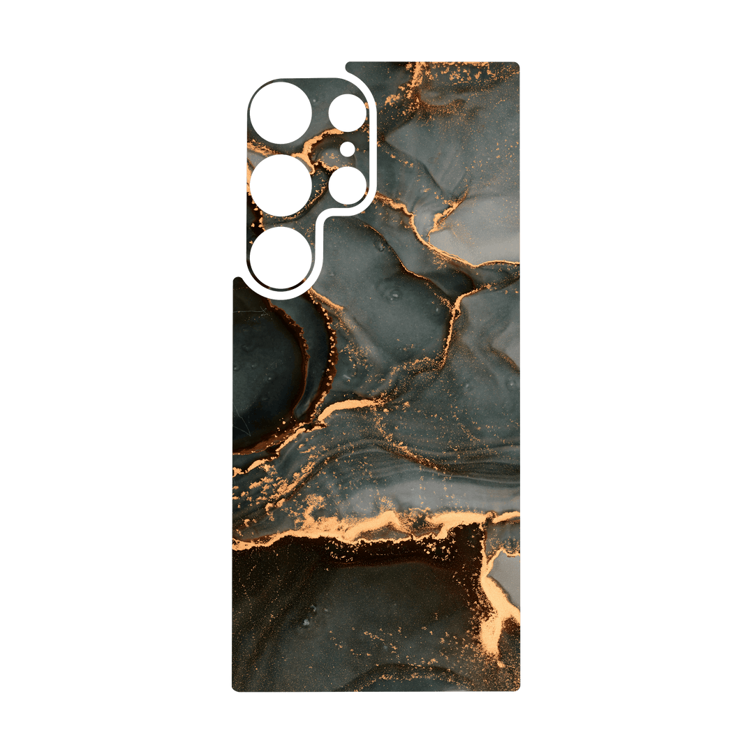 Galaxy S24 ULTRA Qcaze - SIGNATURE AGATE GEODE Deep Forest (Case + Skin Kit)