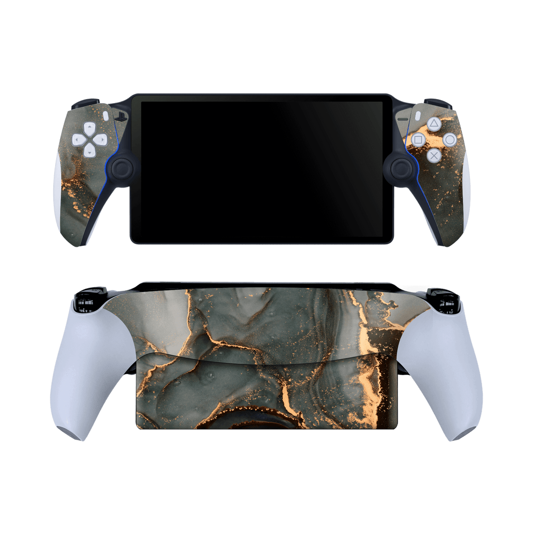 PlayStation PORTAL Print Printed Custom SIGNATURE AGATE GEODE Deep Forest Skin, Wrap, Decal, Protector, Cover by QSKINZ | qskinz.com