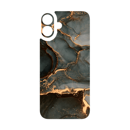iPhone 16 Qcaze - SIGNATURE AGATE GEODE Deep Forest (Case + Skin Kit)