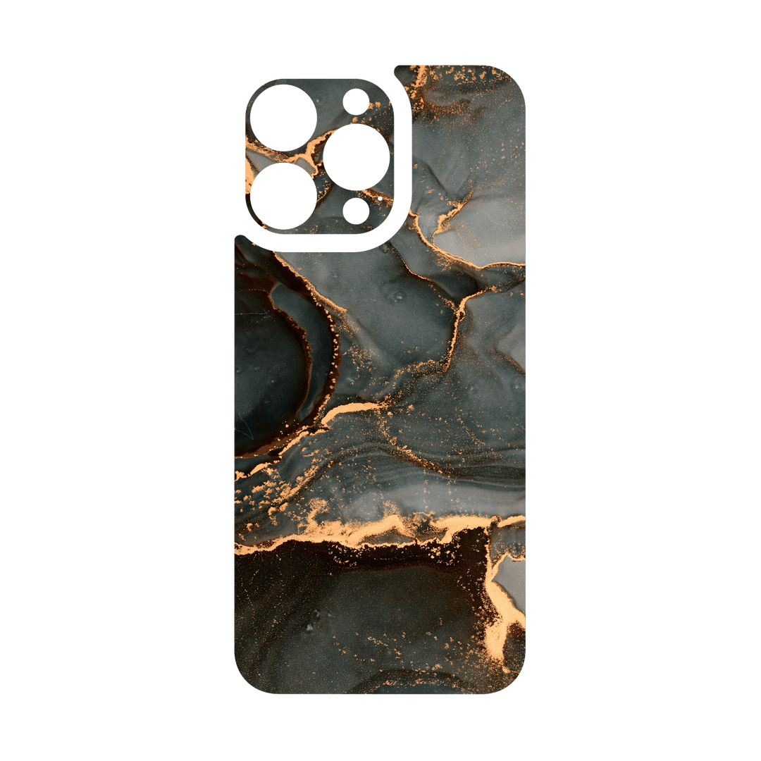 iPhone 15 Pro MAX Qcaze - SIGNATURE AGATE GEODE Deep Forest (Case + Skin Kit)