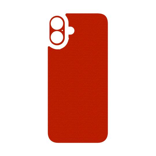 iPhone 16 Plus Qcaze - LUXURIA Red Cherry Juice Matt Textured (Case + Skin Kit)
