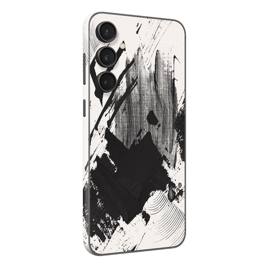 Samsung Galaxy S23 (FE) Print Printed Custom SIGNATURE Black and White Madness Skin Wrap Sticker Decal Cover Protector by EasySkinz | EasySkinz.com