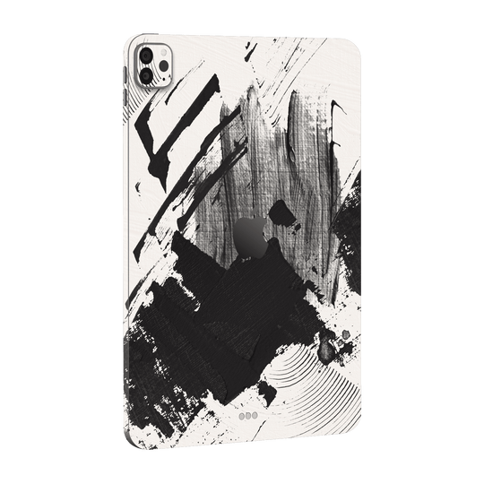 iPad PRO 11" (2020) Print Printed Custom SIGNATURE Black and White Madness Skin Wrap Sticker Decal Cover Protector by EasySkinz | EasySkinz.com