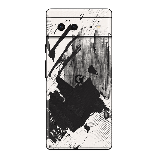 Google Pixel 6 Print Printed Custom SIGNATURE Black and White Madness Skin Wrap Sticker Decal Cover Protector by EasySkinz | EasySkinz.com