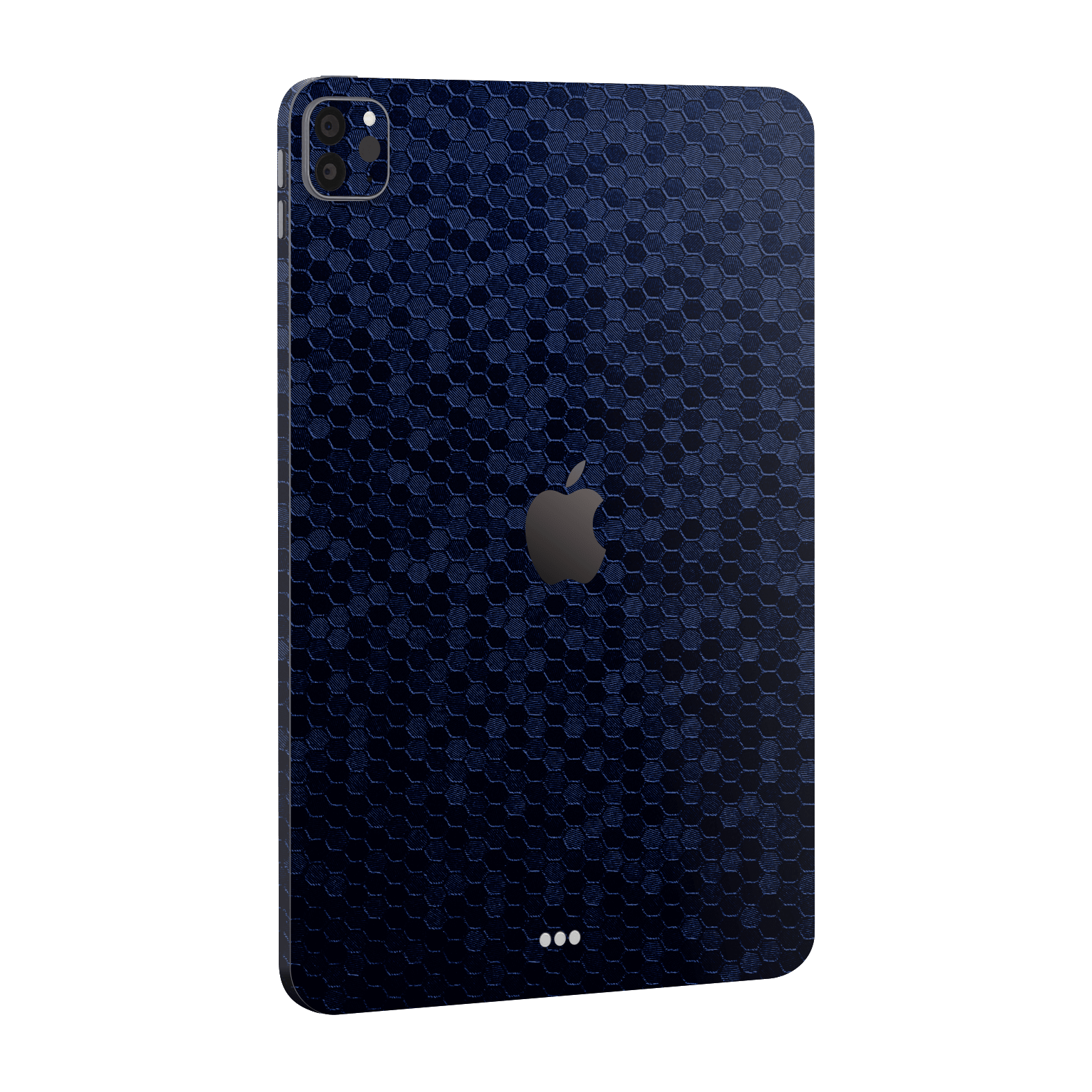 iPad PRO 12.9" (2020) Luxuria Navy Blue Honeycomb 3D Textured Skin Wrap Sticker Decal Cover Protector by EasySkinz | EasySkinz.com