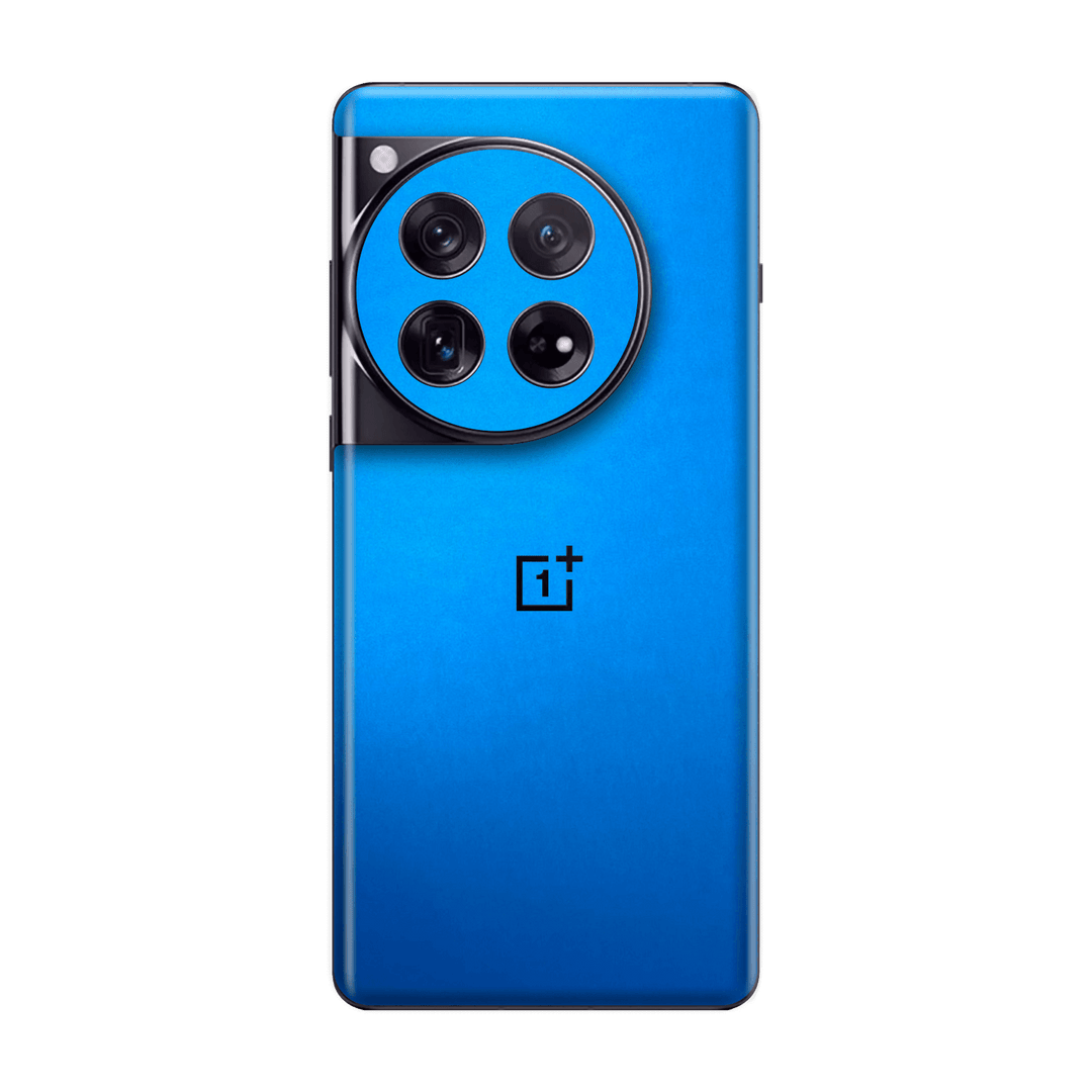 OnePlus 12 Satin Blue Metallic Matt Matte Skin Wrap Sticker Decal Cover Protector by QSKINZ | qskinz.com