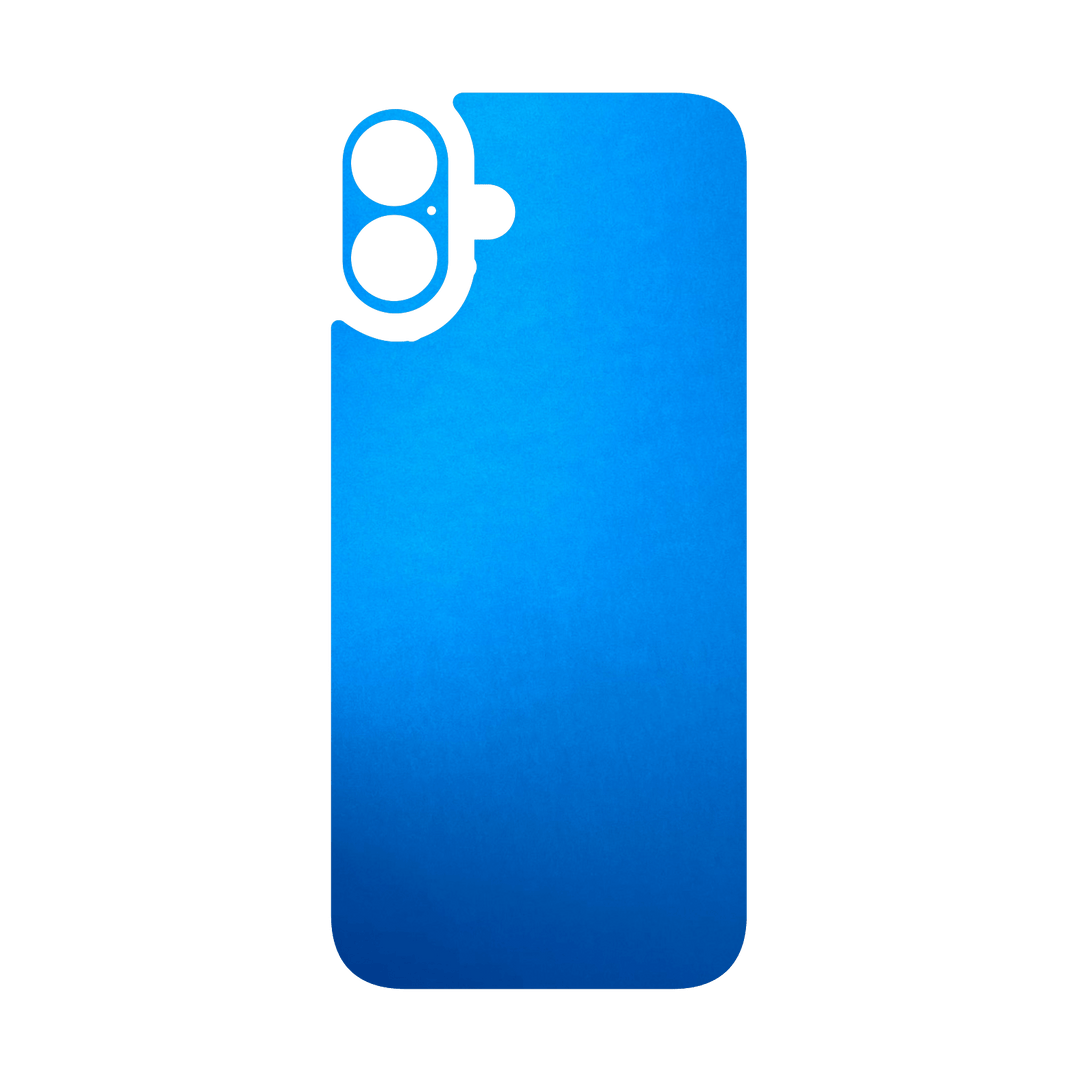 iPhone 16 Qcaze - SATIN BLUE Metallic (Case + Skin Kit)