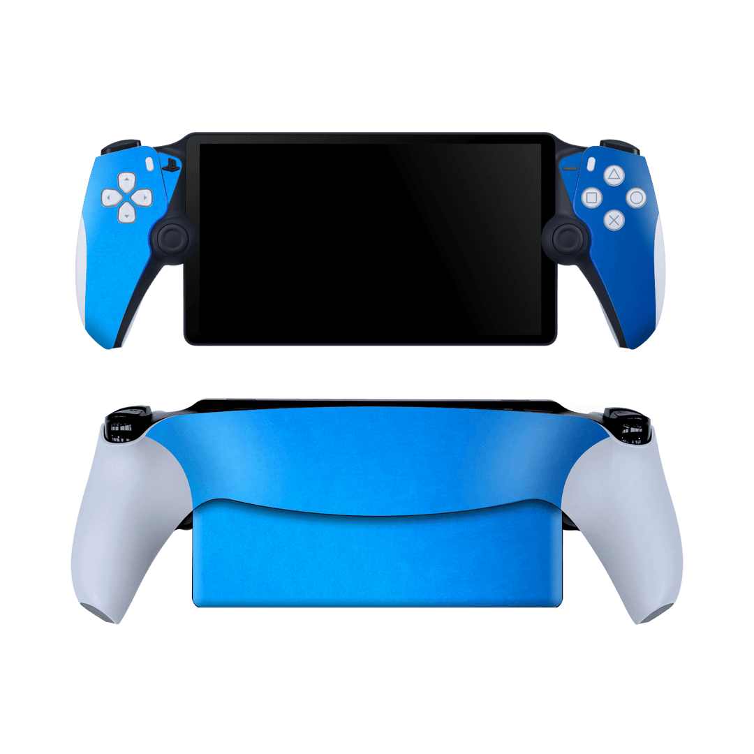 PlayStation PORTAL Satin Blue Metallic Matt Matte Skin Wrap Sticker Decal Cover Protector by QSKINZ | qskinz.com