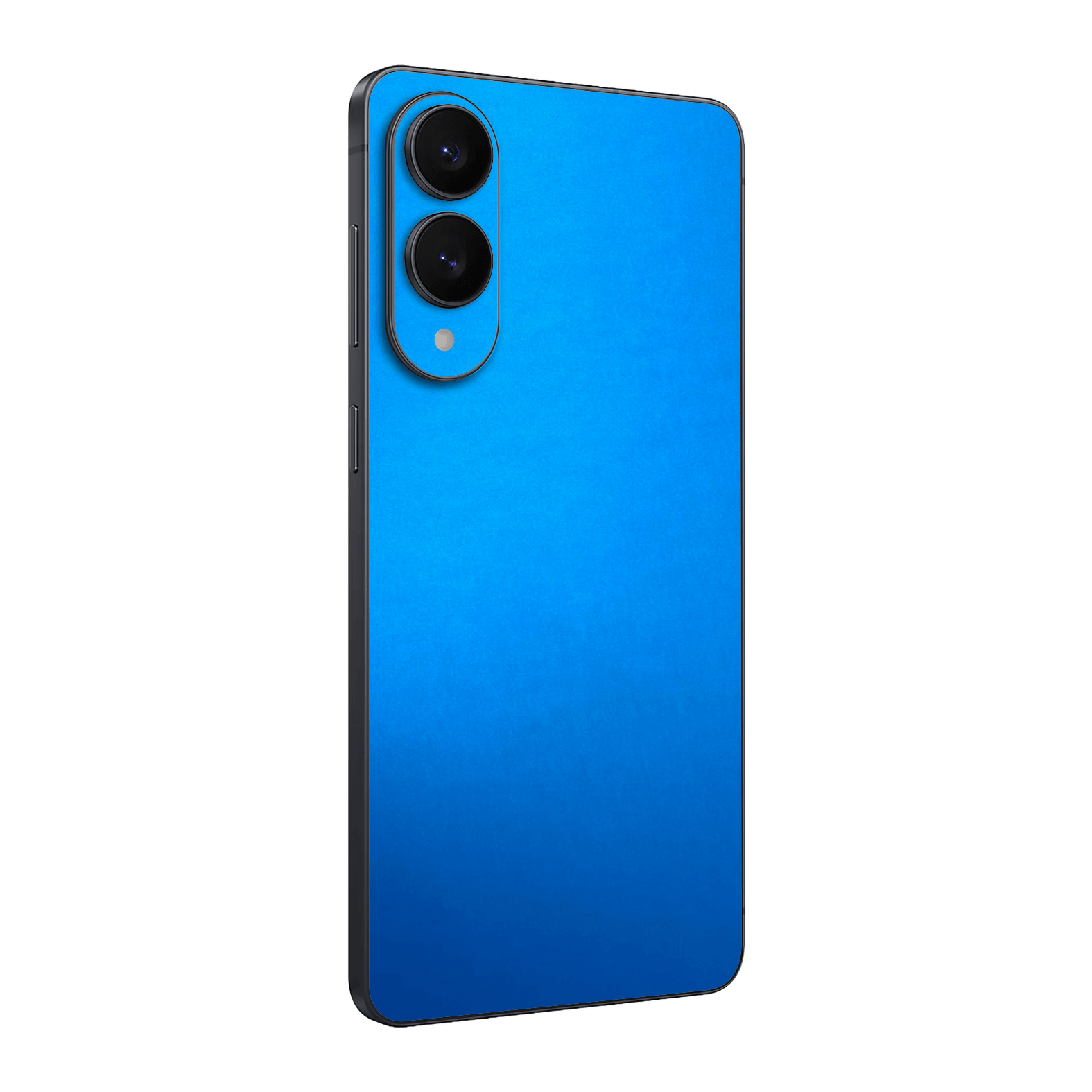 Samsung Galaxy S25 EDGE Satin Blue Metallic Matt Matte Skin Wrap Sticker Decal Cover Protector by QSKINZ | qskinz.com
