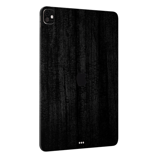 iPad PRO 13" (M4) Luxuria Black Charcoal Black Dragon Coal Stone 3D Textured Skin Wrap Sticker Decal Cover Protector by QSKINZ | qskinz.com