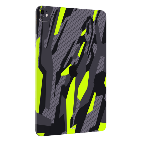 iPad Pro 11” (M4) Print Printed Custom SIGNATURE Abstract Green Camouflage Skin Wrap Sticker Decal Cover Protector by QSKINZ | qskinz.com