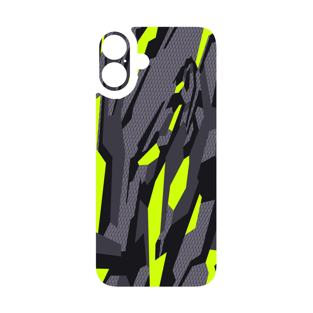 iPhone 16 Plus Qcaze - SIGNATURE Abstract Green CAMO (Case + Skin Kit)