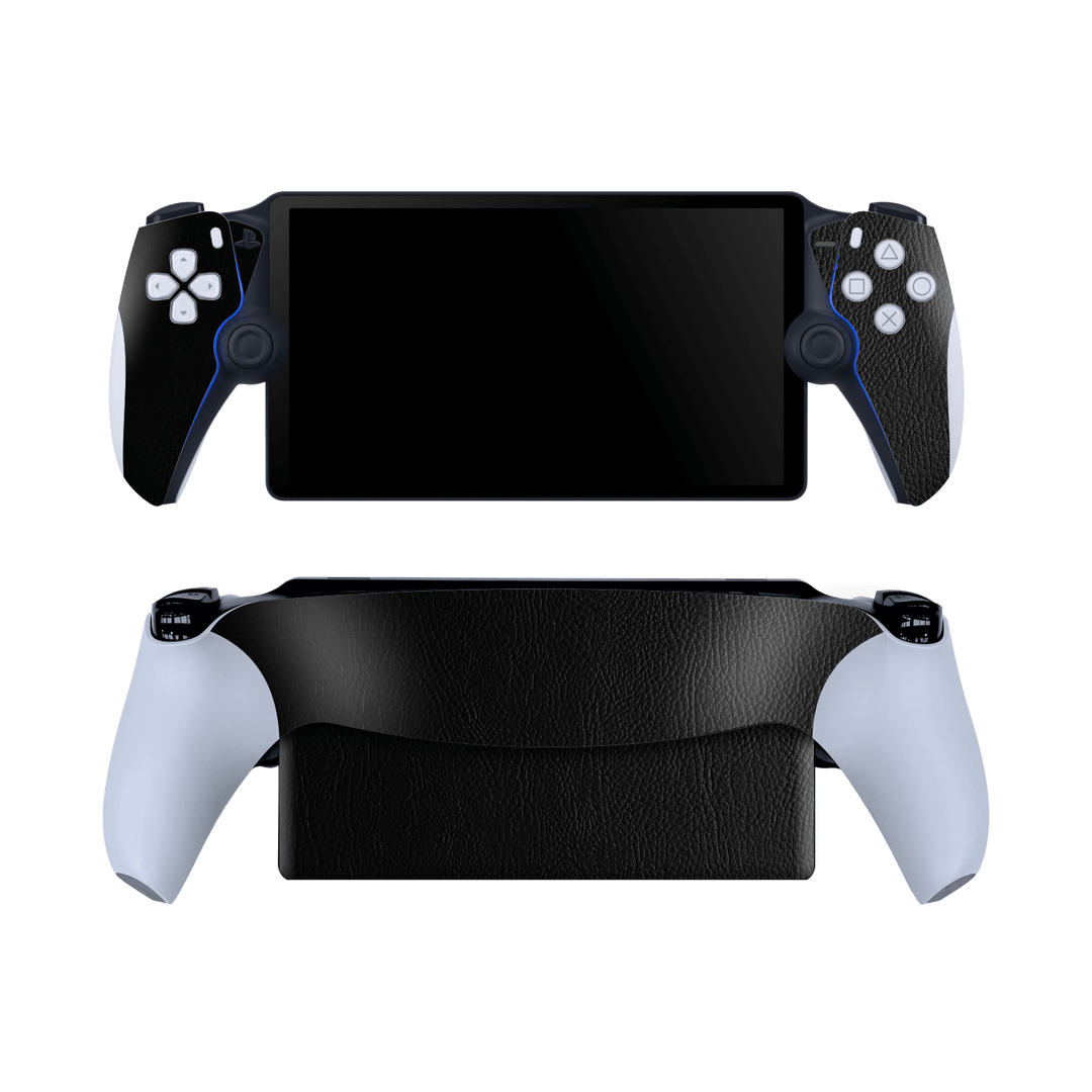 PlayStation PORTAL Luxuria BLACK LEATHER Riders Skin Wrap Sticker Decal Cover Protector by QSKINZ | qskinz.com