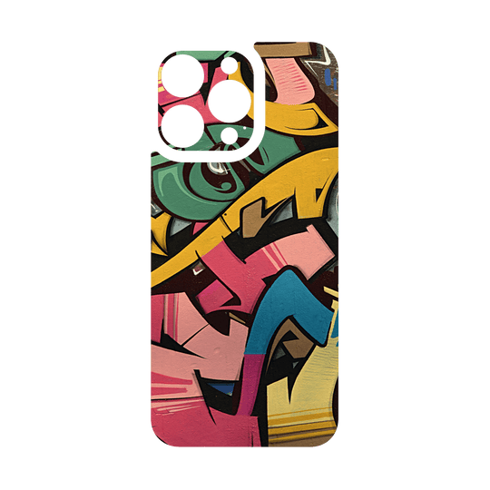 iPhone 15 PRO Qcaze - SIGNATURE Vintage Street Art (Case + Skin Kit)