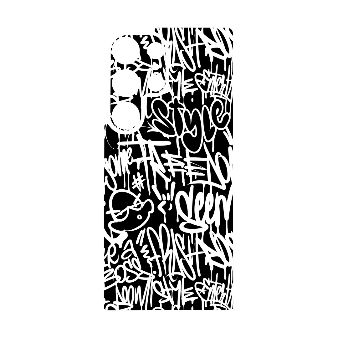Galaxy S24 ULTRA Qcaze - SIGNATURE Monochrome Graffiti (Case + Skin Kit)