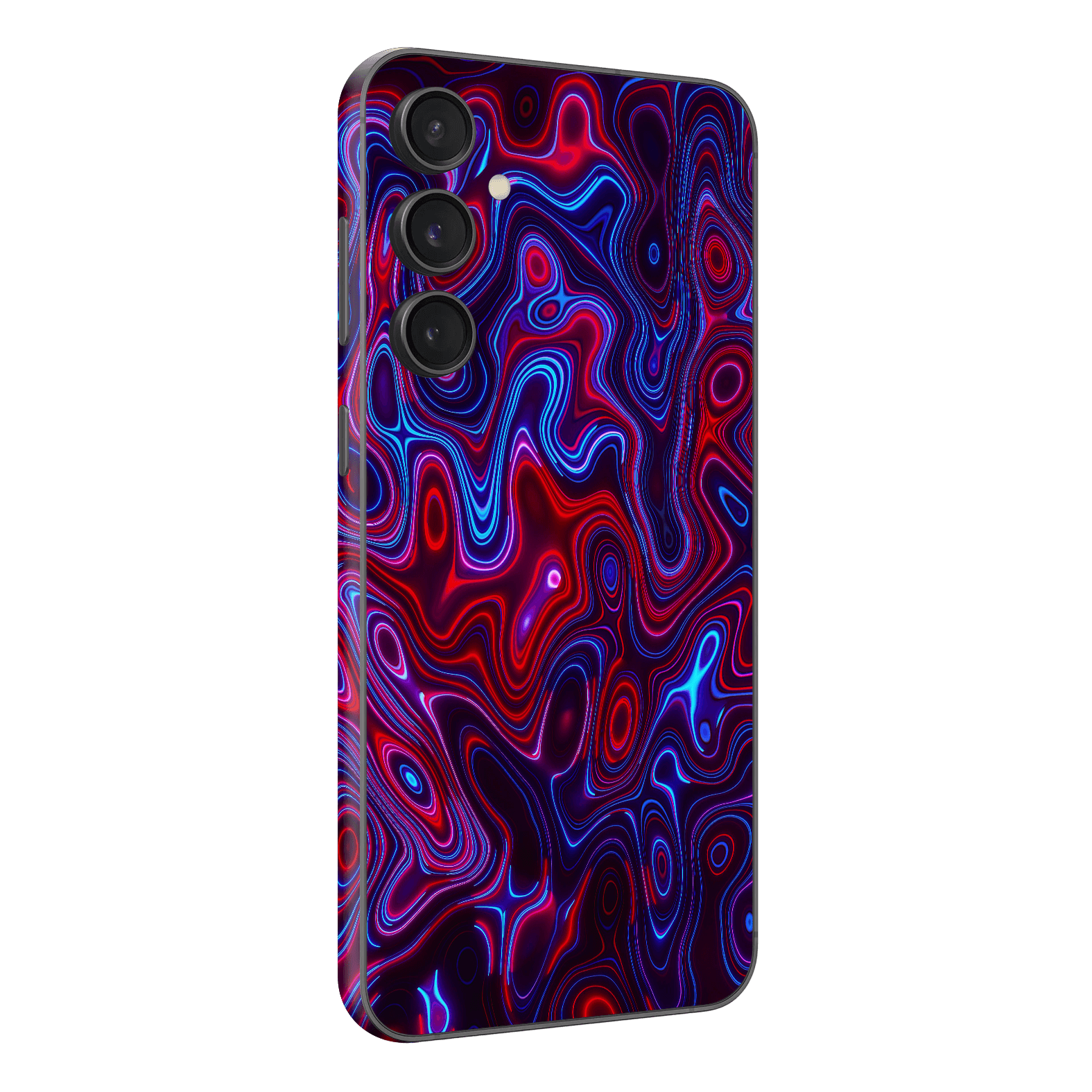 Samsung Galaxy S23 (FE) Print Printed Custom SIGNATURE Flux Fusion Purple Neon Skin Wrap Sticker Decal Cover Protector by QSKINZ | QSKINZ.COM