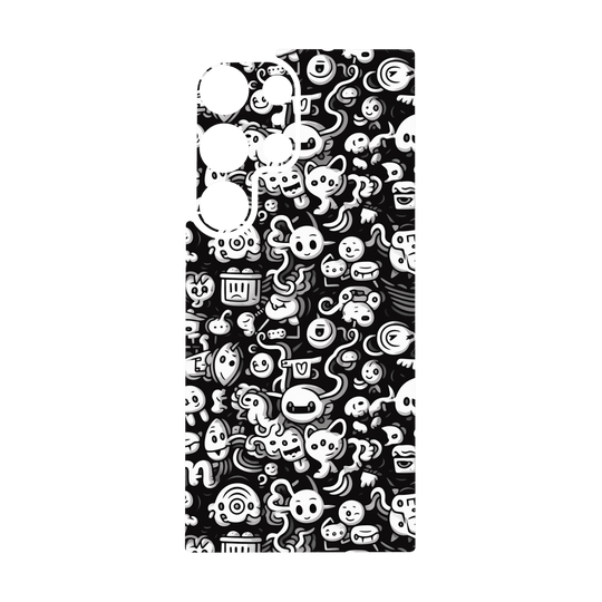 Galaxy S24 ULTRA Qcaze - SIGNATURE Pictogram Party (Case + Skin Kit)