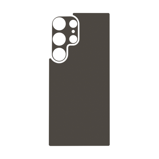 Galaxy S24 ULTRA Qcaze - Soft-Touch MystiQ Grey StealthMatte (Case + Skin Kit)