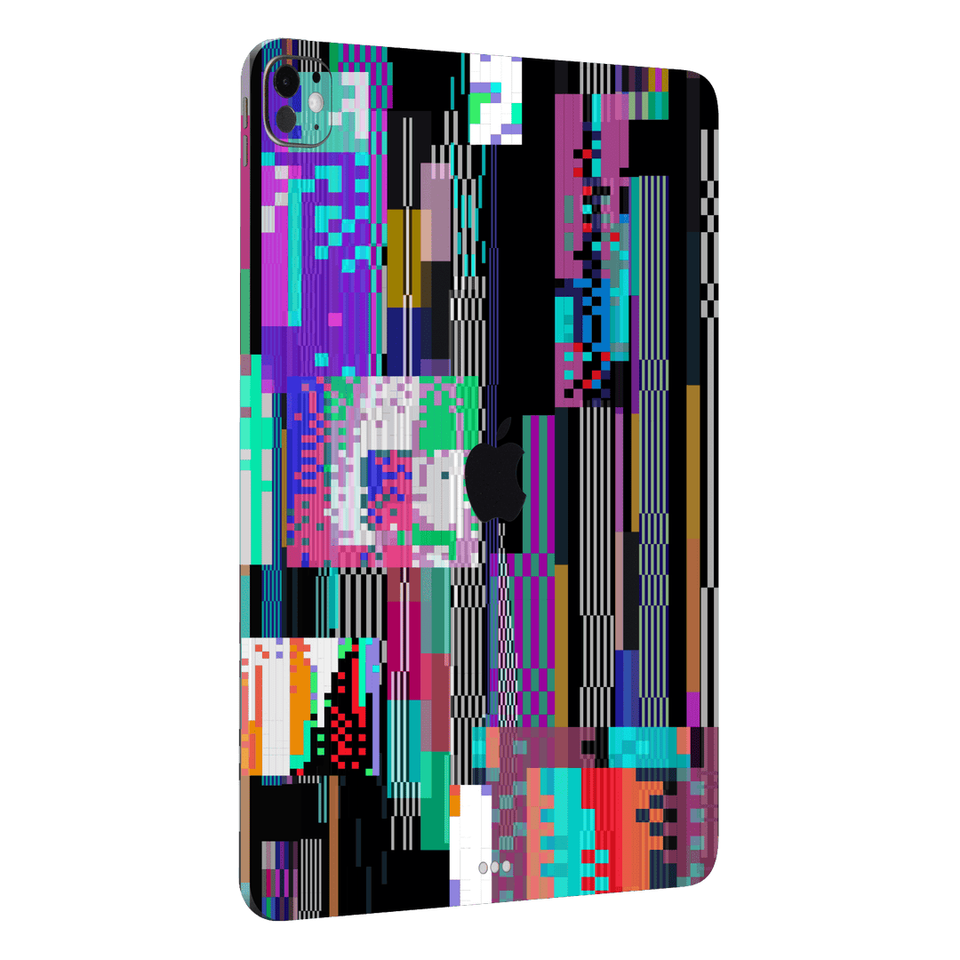 iPad PRO 13" (M4) Print Printed Custom SIGNATURE Glitchscape Glitch No Signal Colours Skin Wrap Sticker Decal Cover Protector by QSKINZ | QSKINZ.COM