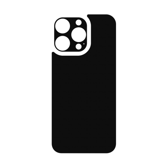 iPhone 16 Pro MAX Qcaze - Soft-Touch PHANTOM Black StealthMatte (Case + Skin Kit)