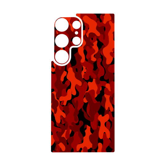 Galaxy S24 ULTRA Qcaze - SIGNATURE Fire CAMO (Case + Skin Kit)