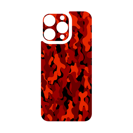 iPhone 16 PRO Qcaze - SIGNATURE Fire CAMO (Case + Skin Kit)