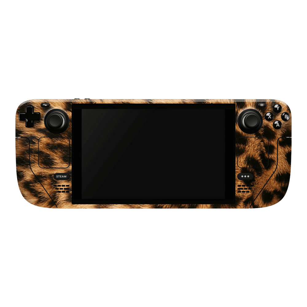 Steam Deck Print Printed Custom SIGNATURE Leo Reverie Leopard Print Skin Wrap Sticker Decal Cover Protector by QSKINZ | QSKINZ.COM