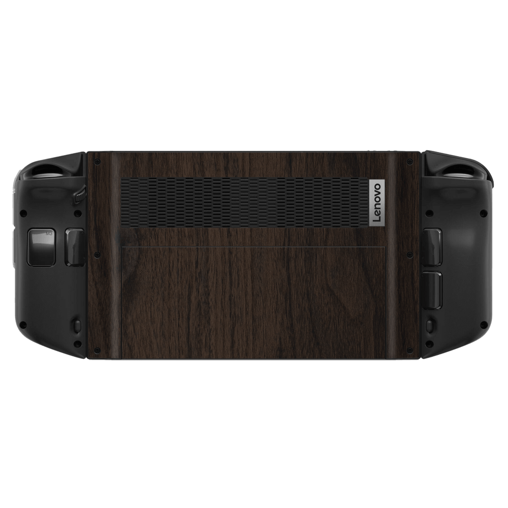 Lenovo Legion Go Premium Wood Wooden Dark Walnut Matte Textured Skin Wrap Sticker Decal Cover Protector by QSKINZ | qskinz.com