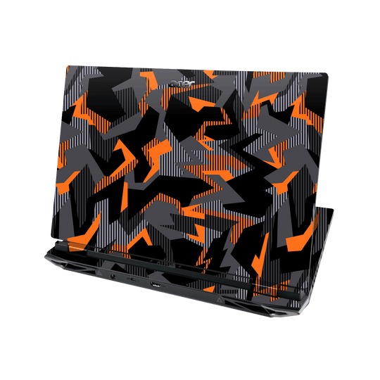 Acer NITRO 5 (17-inch) Print Printed Custom SIGNATURE Sharp-Edged Orange Camo Camouflage Skin Wrap Sticker Decal Cover Protector by QSKINZ | qskinz.com