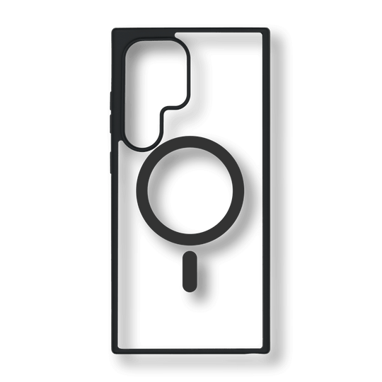 Galaxy S24 ULTRA Qcaze - LUXURIA RIDERS Black LEATHER Textured (Case + Skin Kit)