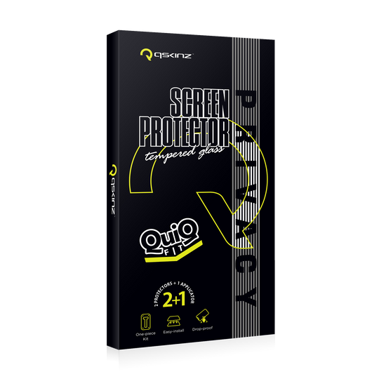PRIVACY Glass Screen Protector with QUIQ-Fit Applicator (2 pack)