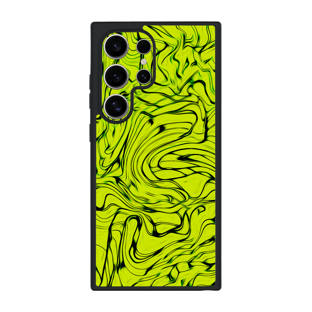 Galaxy S24 ULTRA Qcaze Print Printed Custom SIGNATURE Hypnotic Green Electric Jade Case by QSKINZ | QSKINZ.COM