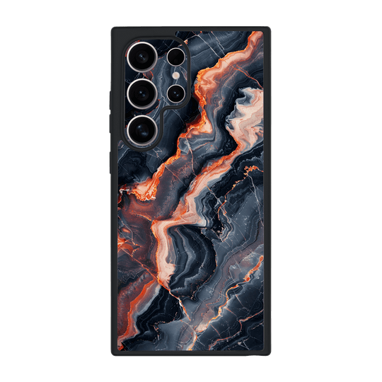 Galaxy S24 ULTRA Qcaze Print Printed Custom SIGNATURE Terra Noir Stone Marble Case by QSKINZ | QSKINZ.COM