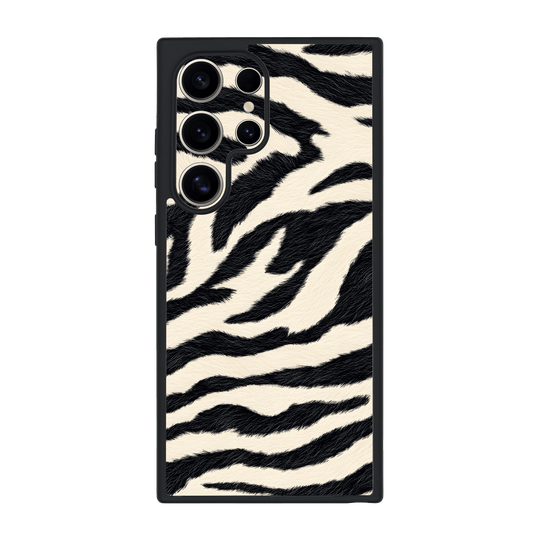 Galaxy S24 ULTRA Qcaze Print Printed Custom SIGNATURE Zebré Royale Zebra Print Case by QSKINZ | QSKINZ.COM