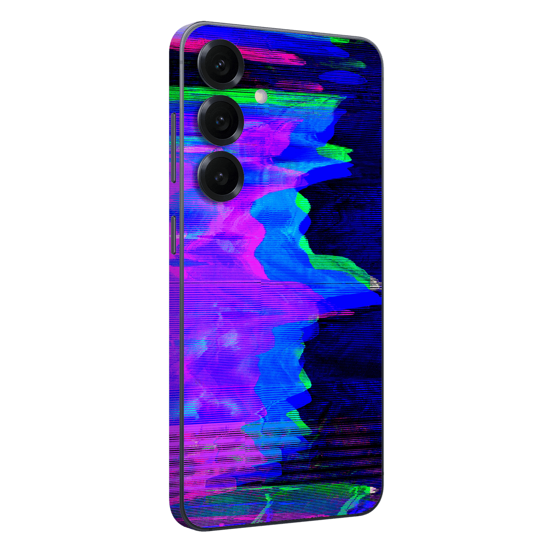 Galaxy S25 Custom Printed SIGNATURE “Andromeda” Blue Purple Wave Skin Wrap Sticker Decal Cover Protector by QSKINZ | QSKINZ.COM