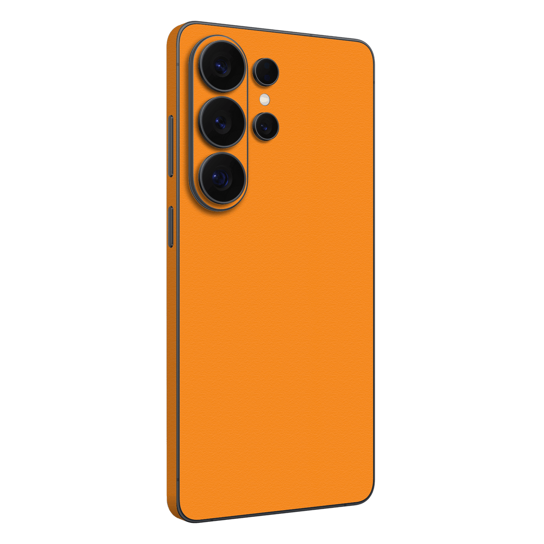 Galaxy S26 ULTRA Luxuria Sunrise Orange Matt 3D Textured Skin Wrap Sticker Decal Cover Protector by QSKINZ | qskinz.com