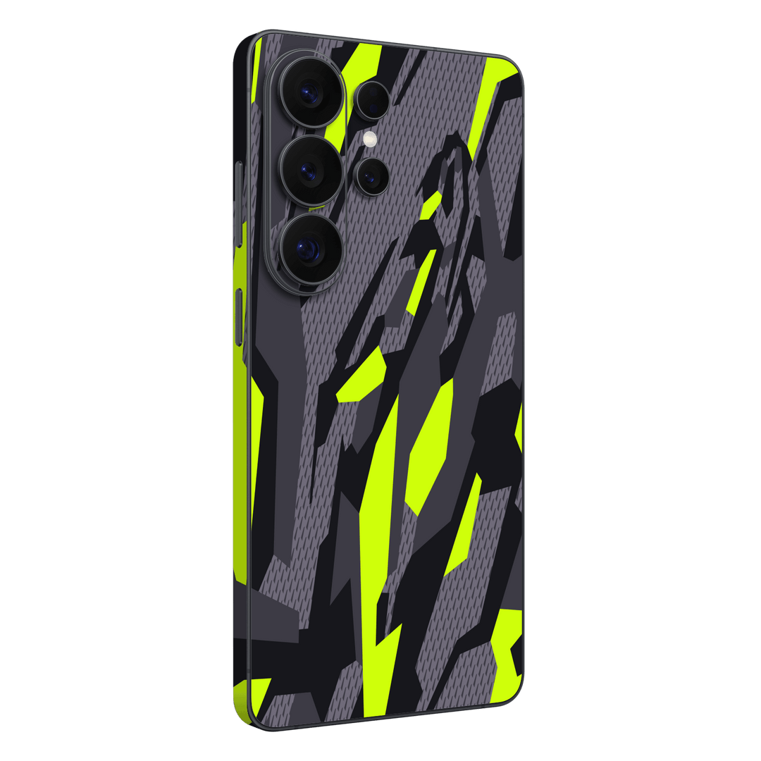 Galaxy S26 ULTRA Print Printed Custom SIGNATURE Abstract Green Camouflage Skin Wrap Sticker Decal Cover Protector by QSKINZ | qskinz.com