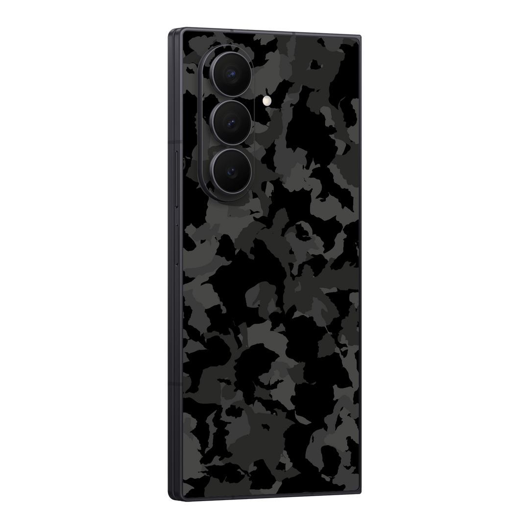 Galaxy Z FOLD 7 Print Printed Custom SIGNATURE Camouflage Camo DARK SLATE Skin Wrap Sticker Decal Cover Protector by QSKINZ | qskinz.com