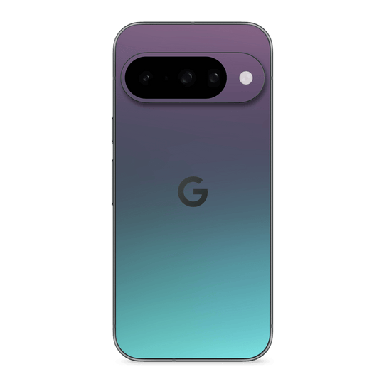 Google Pixel 10 Chameleon Turquoise-Lavender Lilac Colour-changing Metallic Skin Wrap Sticker Decal Cover Protector by QSKINZ | qskinz.com