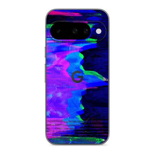 Google Pixel 10 Custom Printed SIGNATURE “Andromeda” Blue Purple Wave Skin Wrap Sticker Decal Cover Protector by QSKINZ | QSKINZ.COM