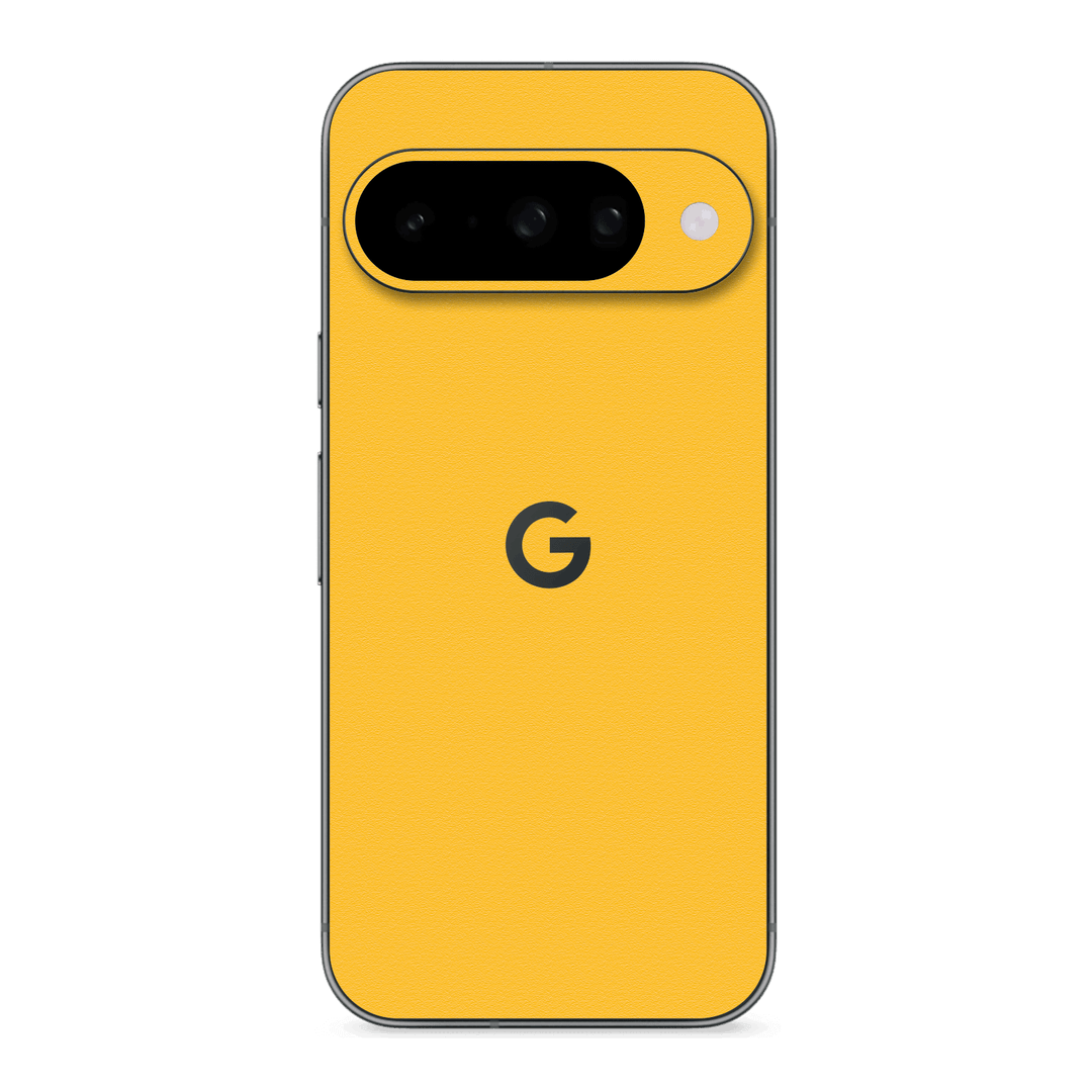 Google Pixel 10 Luxuria Tuscany Yellow Matt 3D Textured Skin Wrap Sticker Decal Cover Protector by QSKINZ | qskinz.com