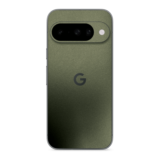 Google Pixel 10 Military Green Metallic Skin Wrap Sticker Decal Cover Protector by QSKINZ | qskinz.com