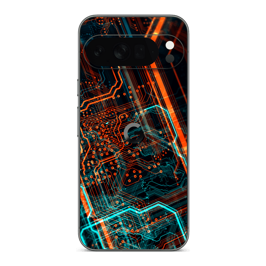 Google Pixel 10 PRO Print Printed Custom SIGNATURE NEON PCB Board Skin Wrap Sticker Decal Cover Protector by QSKINZ | qskinz.com