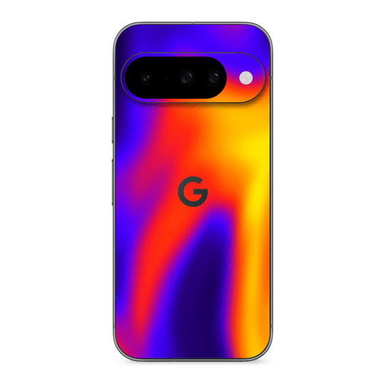 Google Pixel 10 Print Printed Custom SIGNATURE Infrablaze Infrared Thermal Neon Skin Wrap Sticker Decal Cover Protector by QSKINZ | QSKINZ.COM