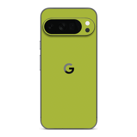 Google Pixel 10 Pro XL Luxuria Lime Green Matt 3D Textured Skin Wrap Sticker Decal Cover Protector by QSKINZ | qskinz.com
